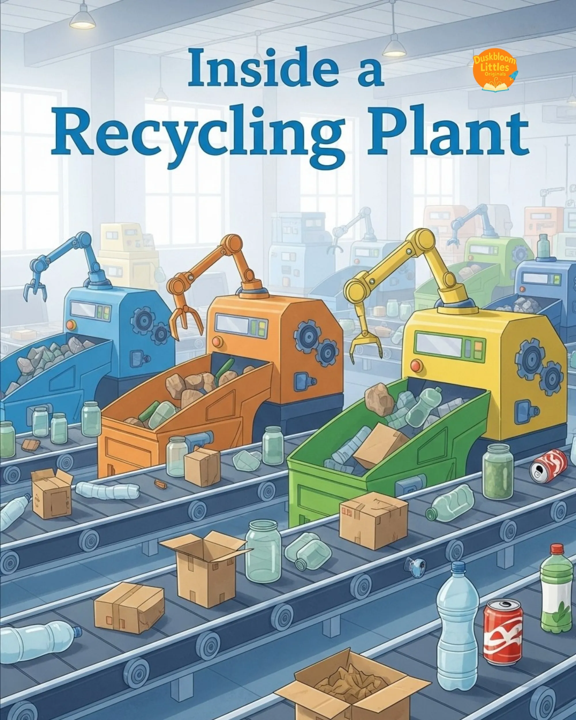 Inside a Recycling Plant